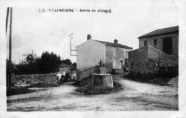 Iconographie - La Télindière - Entrée du village