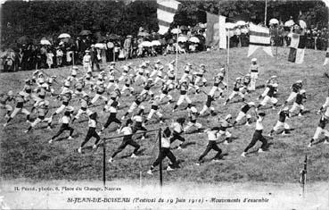 Iconographie - Mouvements d'ensemble - (Festival du 19 Juin 1910)