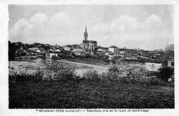 Iconographie - Panorama pris de la route de Saint-Léger