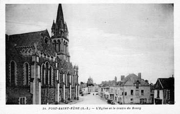 Iconographie - L'église et le centre du bourg