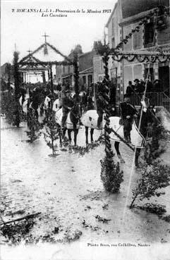 Iconographie - Procession de la Mission 1923 - Les Cavaliers