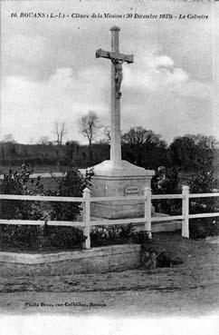 Iconographie - Clôture de la Mission (30 Décembre 1923) - Le calvaire