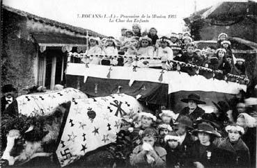 Iconographie - Procession de la Mission 1923 - Lechar des enfants