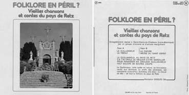 Iconographie - Pochette du disque vinyl "Folklore en péril ?"