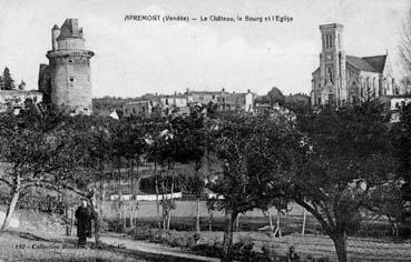 Iconographie - Le château, le bourg et l'église