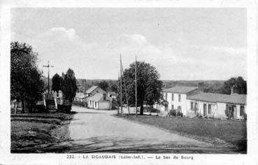 Iconographie - La Sicaudais - Le bas du bourg