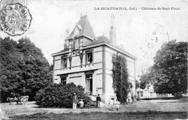 Iconographie - La Sicaudais - Château de Sept-Fous