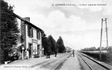 Iconographie - La Gare - Ligne de Paimboeuf