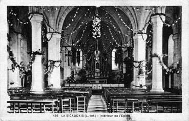 Iconographie - La Sicaudais - Intérieur de l'église