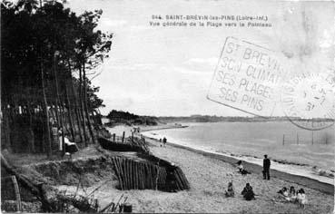 Iconographie - Vue générale de la plage vers le pointeau