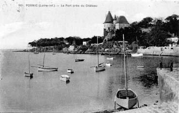 Iconographie - Le port près du château