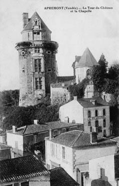 Iconographie - La tour du château et la chapelle