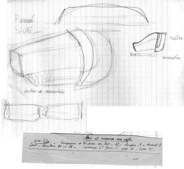 Iconographie - Croquis de coiffes et notes