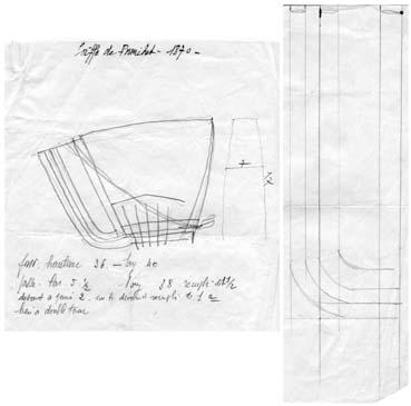 Iconographie - Croquis et notes de la coiffe de deuil portée vers 1870