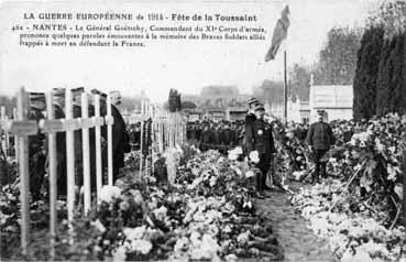 Iconographie - La guerre européenne de 1914 - Fête de la Toussaint