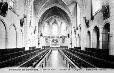 iconographie - Congrégation des Sacrés Coeurs - Intérieur chapelle