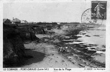 Iconographie - Le Cormier - Port-Giraud - Vue de la plage