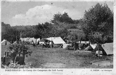 Iconographie - Le camp des campeurs du Café Leray