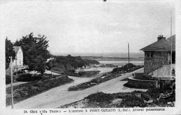 Iconographie - Chez "Ma Tante" - L'arrivée à Port-Giraud, littoral poissonneux