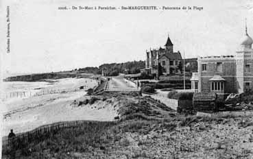 Iconographie - De St-Marc à Pornichet - Ste-Marguerite - Panorama de la plage