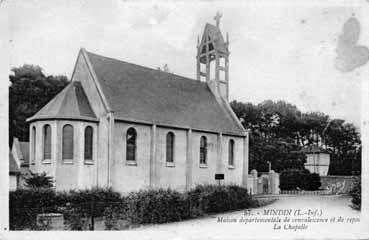 Iconographie - Mindin - Maison départementale de convalescence - La chapelle