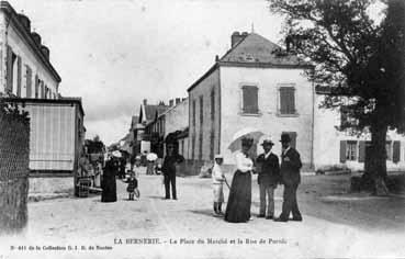 Iconographie - La place du Marché et la rue de Pornic