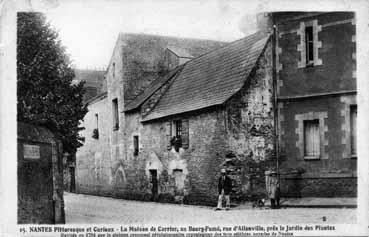 Iconographie - Nantes pittoresque et curieux - La maison de Carrier