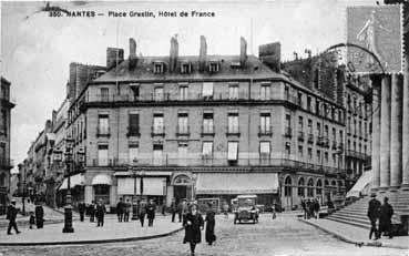 Iconographie - Place Graslin, Hôtel de France