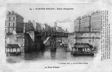 Iconographie - Etude rétrospective : Le pont d'Erdre