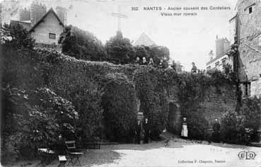 Iconographie - Ancien couvent des Cordeliers - Vieux mur romain