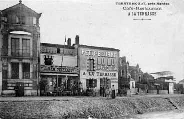 Iconographie - Trentemoult, près Nantes - Café-restaurant "A la Terrasse"