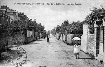 Iconographie - Trentemoult, près Nantes - Rue de la Californie, route des Couëts