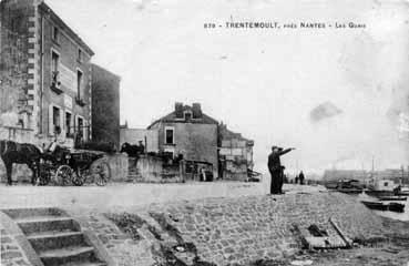 Iconographie - Trentemoult, près Nantes - Les quais