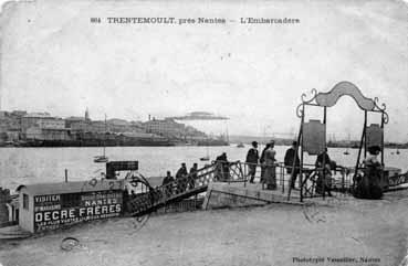 Iconographie - Trentemoult, près Nantes - L'embarcadère