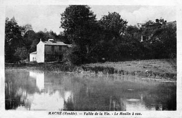 Iconographie - Vallée de la Vie - Le moulin à eau