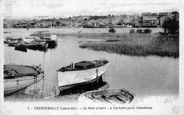 Iconographie - Trentemoult - Le port d'Abri, à l'arrière, Chantenay