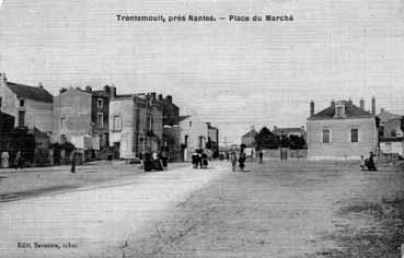 Iconographie - Trentemoult, près Nantes - Place du marché