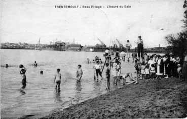 Iconographie - Trentemoult - Beau Rivage, l'heure du bain