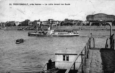 Iconographie - Trentemoult, près Nantes - La Loire devant les quais