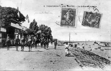 Iconographie - Trentemoult, près Nantes - La grève et la Loire