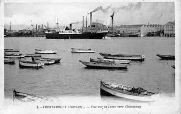 Iconographie - Trentemoult - Vue sur la Loire vers Chantenay