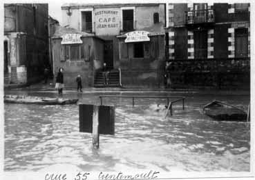 Iconographie - Crue 1955 à Trentemoult