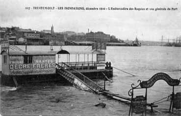 Iconographie - Trentemoult - Les inondations de 1910