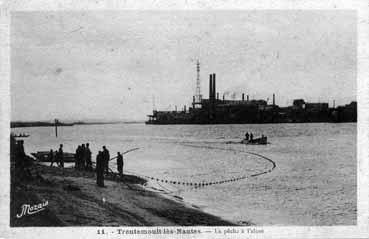 Iconographie - Trentemoult-lès-Nantes - La pêche à l'alose