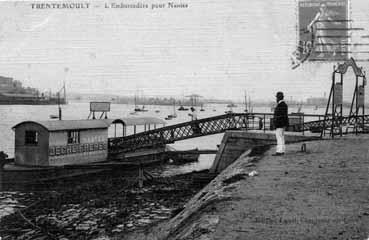 Iconographie - Trentemoult - L'embarcadère pour Nantes