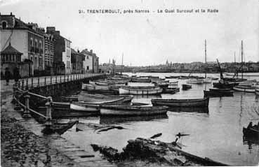 Iconographie - Trentemoult - Le quai Surcouf et la rade