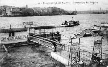 Iconographie - Trentemoult-lès-Nantes - Embarcadère des Roquios