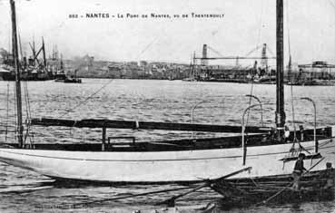 Iconographie - Le port de Nantes, vue de Trentemoult