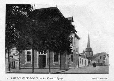 Iconographie - La mairie, l'église