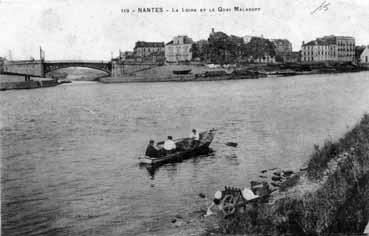 Iconographie - La Loire et le quai Malakoff